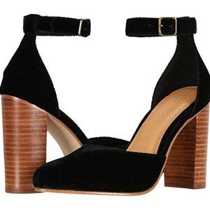 Soludos Collette Heels - Black velvet - 5.5